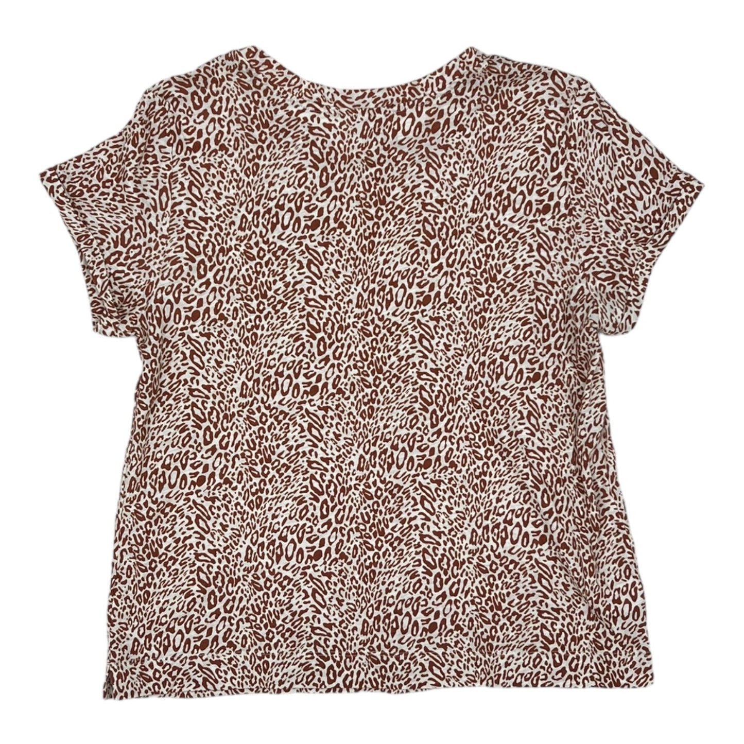 BROWN TOP SS by LOFT Size:M