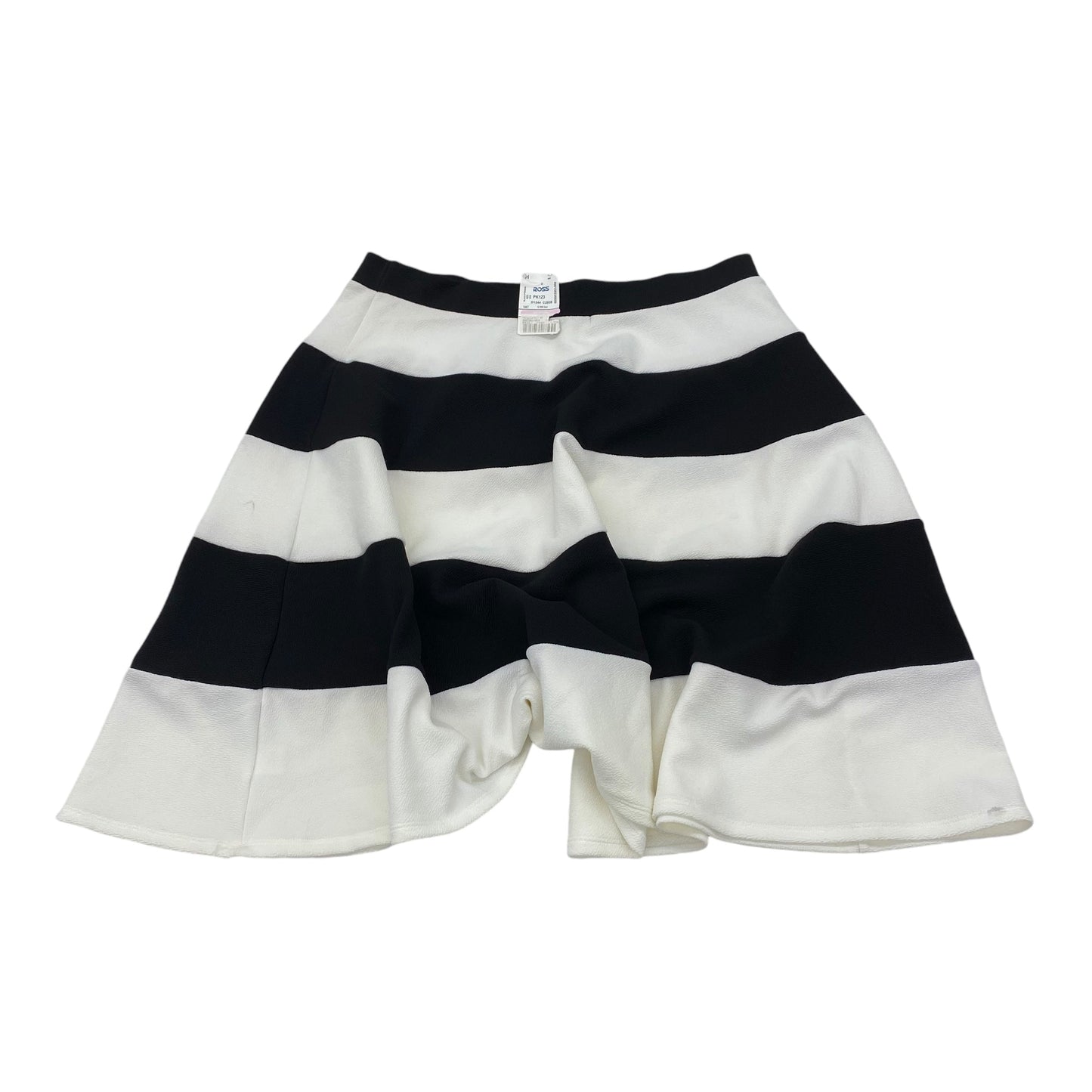 BLACK & WHITE SKIRT MIDI by FAITH AND JOY Size:1X