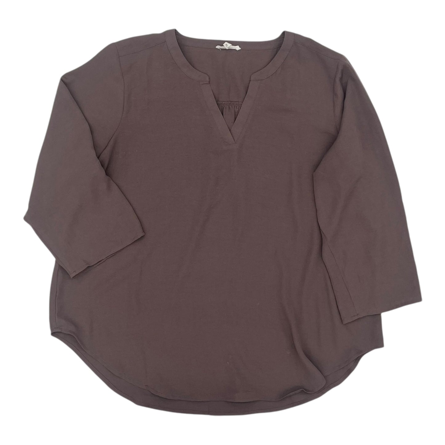 Top 3/4 Sleeve By Maurices In Mauve, Size:Xl