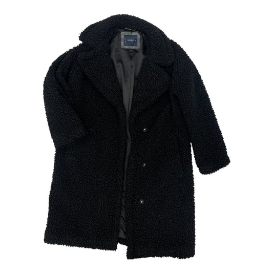 Coat Faux Fur & Sherpa By Lucky Brand In Black, Size:M