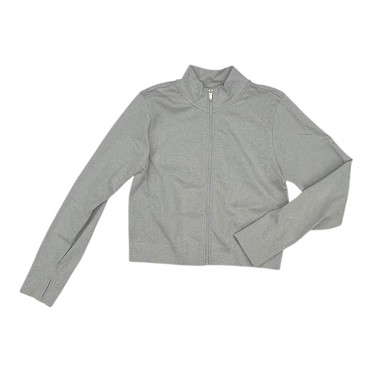 Athletic Jacket By Calvin Klein Performance In Grey, Size:Xl