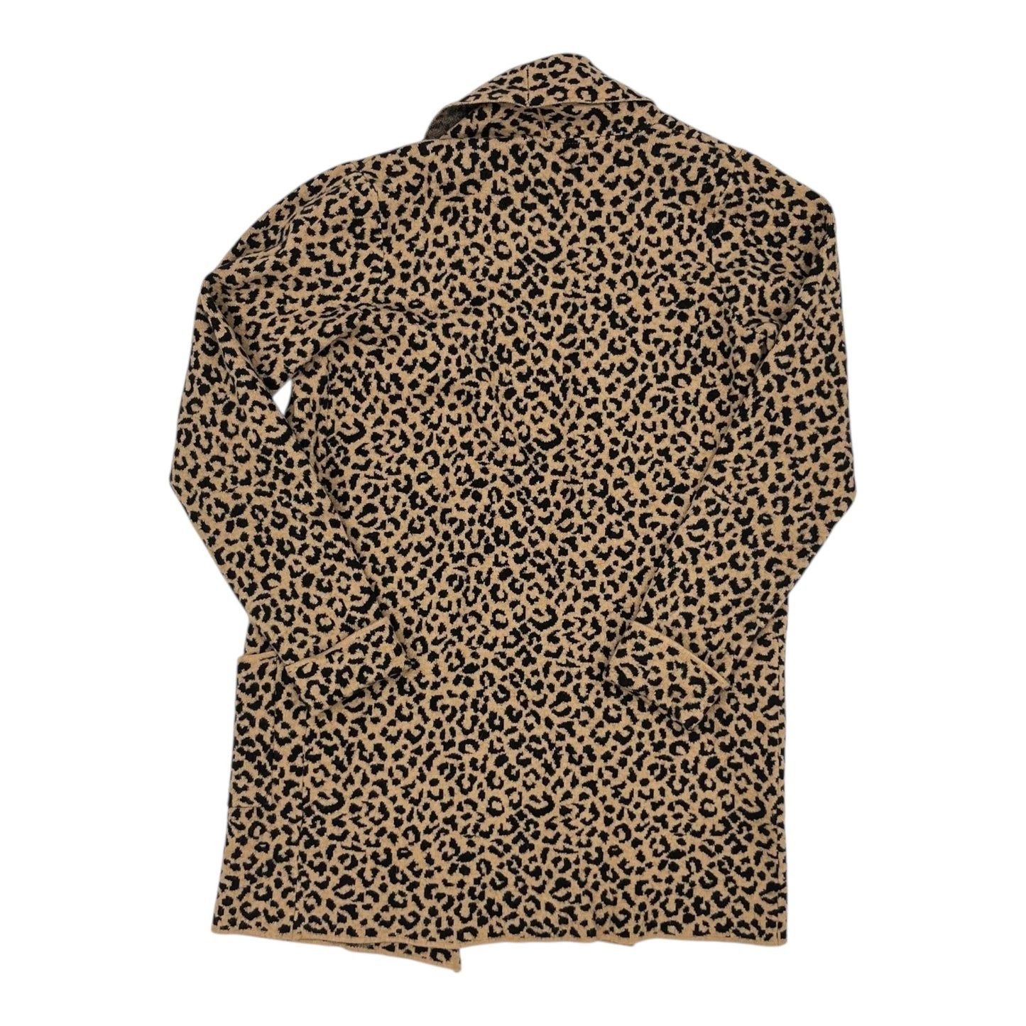 Sweater Cardigan By Cynthia Rowley In Animal Print, Size:M