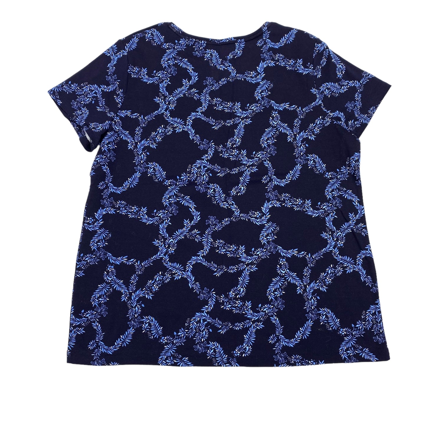 NAVY TOP SS by CROFT AND BARROW Size:XL