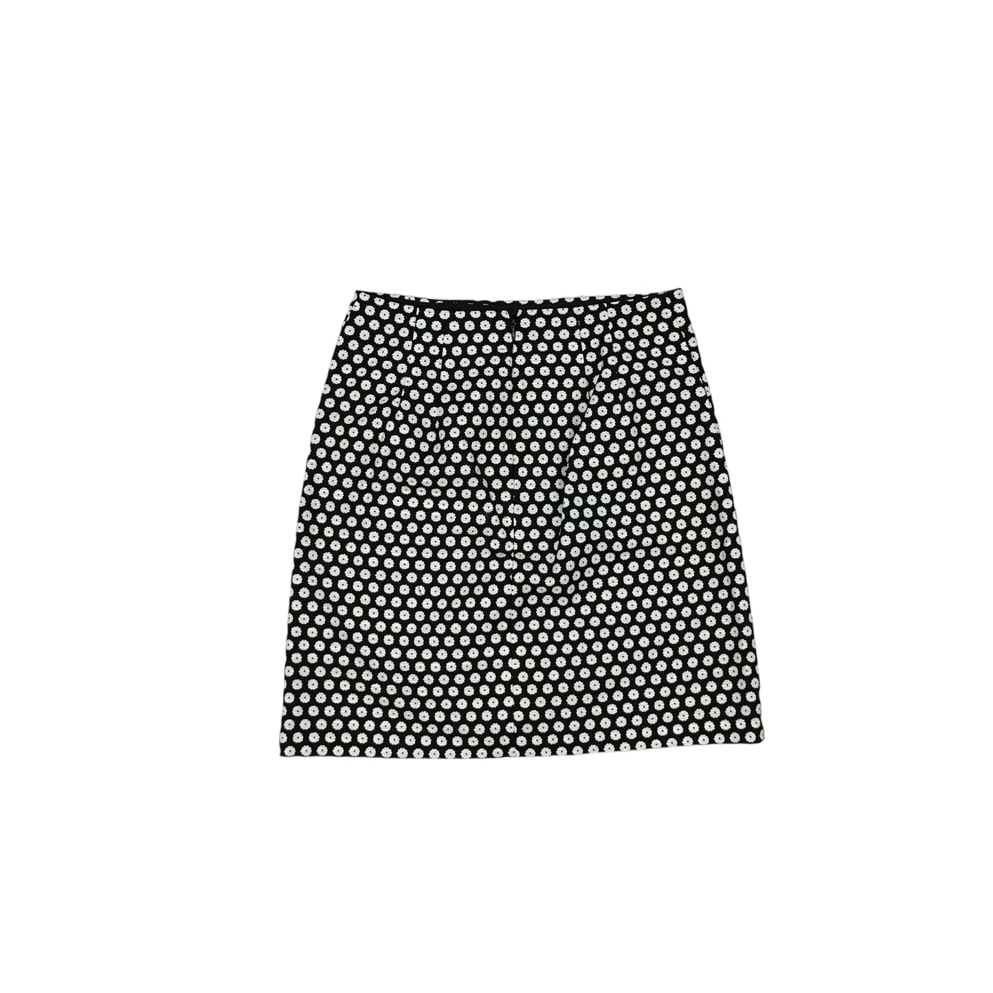 Skirt Mini & Short By Ann Taylor In Black & White, Size:4