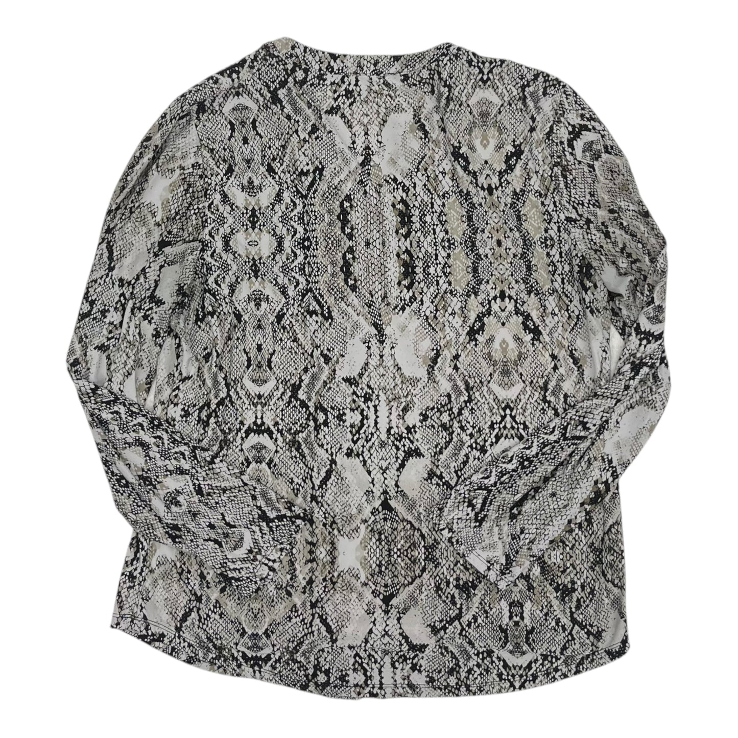 Top Ls By Inc In Snakeskin Print, Size:L