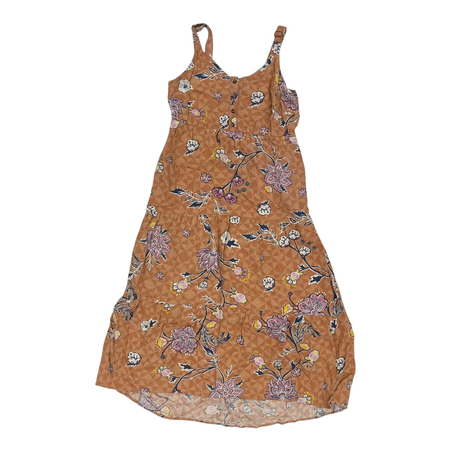 Dress Casual Midi By Sonoma In Brown, Size:M