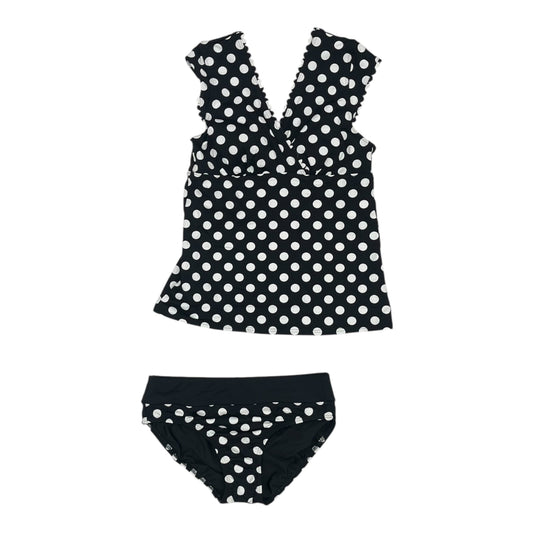 Swimsuit 2Pc By Lands End In Polkadot Pattern, Size:Xs