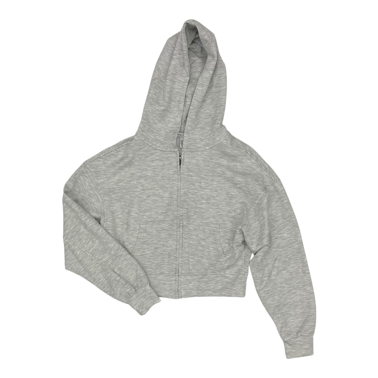 Sweatshirt Hoodie By Clothes Mentor In Grey, Size:M