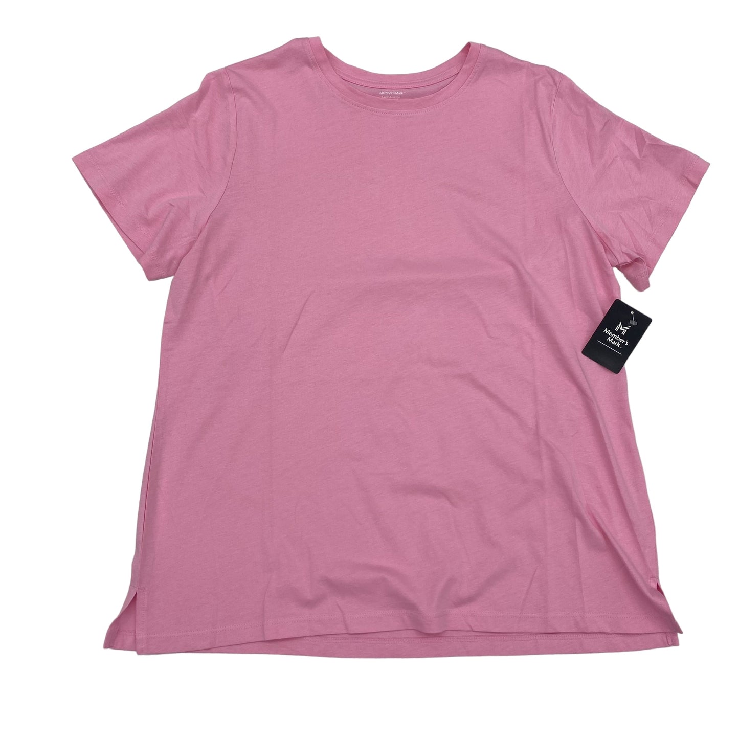 PINK TOP SS BASIC by MEMBERS MARK Size:L