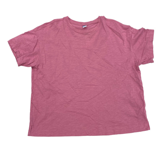 PINK TOP SS BASIC by OLD NAVY Size:L