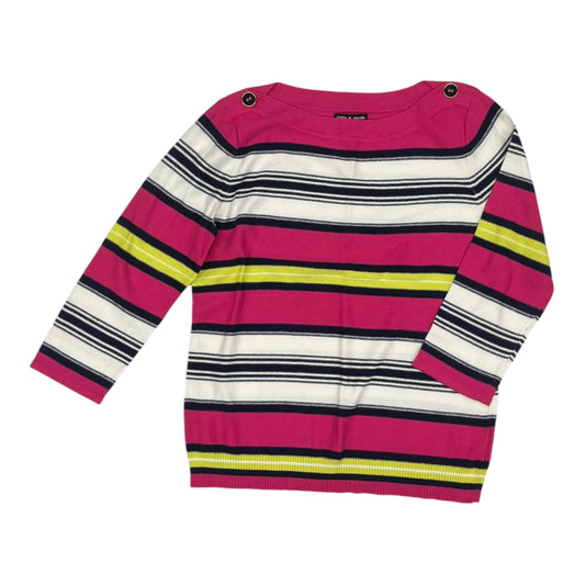 Sweater By Cable And Gauge In Pink, Size:L