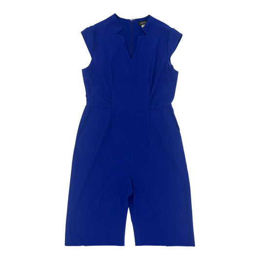 Jumpsuit By Tahari By Arthur Levine In Blue, Size:Xl