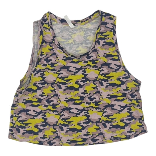 Athletic Tank Top By Fabletics In Camouflage Print, Size:M