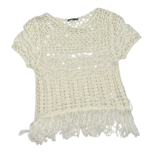 Vest Sweater By Silver In Cream, Size:M