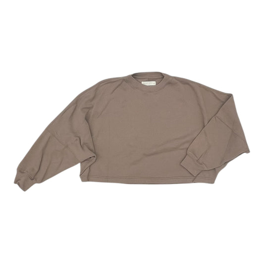 Sweatshirt Crewneck By Abercrombie And Fitch In Brown, Size:L