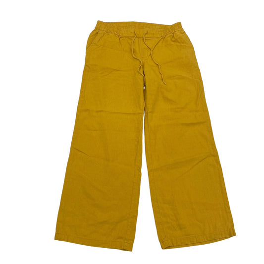 YELLOW OLD NAVY PANTS LINEN, Size M