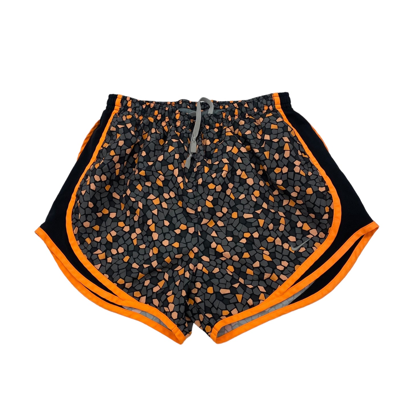 GREY & ORANGE ATHLETIC SHORTS by NIKE APPAREL Size:S