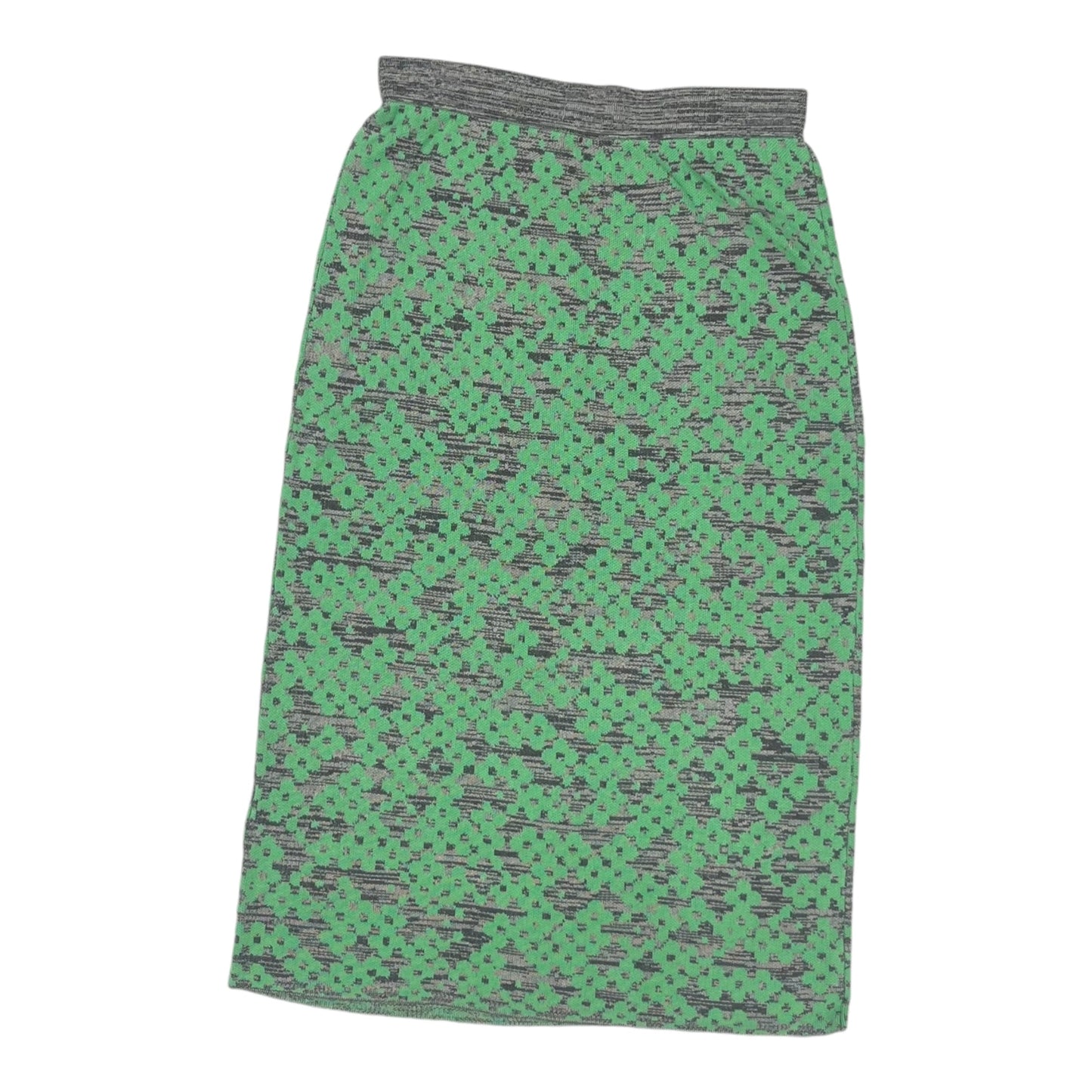 Skirt Midi By Maeve In Green & Grey, Size:M