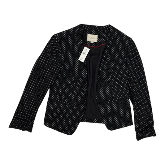 Blazer By Loft In Black & Cream, Size:Xs