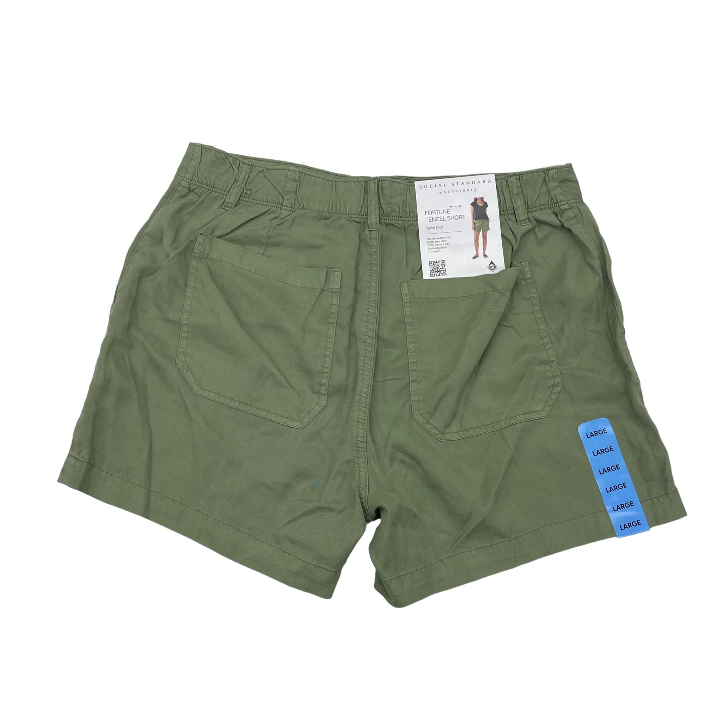 GREEN SHORTS by SOCIAL STANDARD BY SANCTUARY Size:L