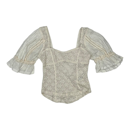 CREAM FREE PEOPLE TOP SS, Size XS