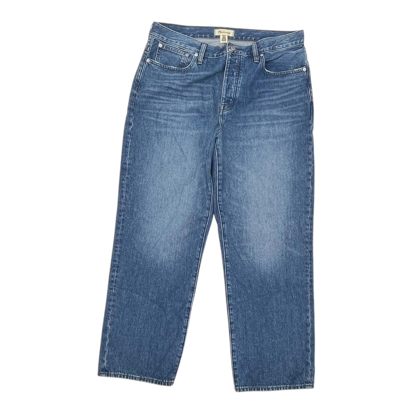 JEANS STRAIGHT by MADEWELL In BLUE DENIM, Size: 12