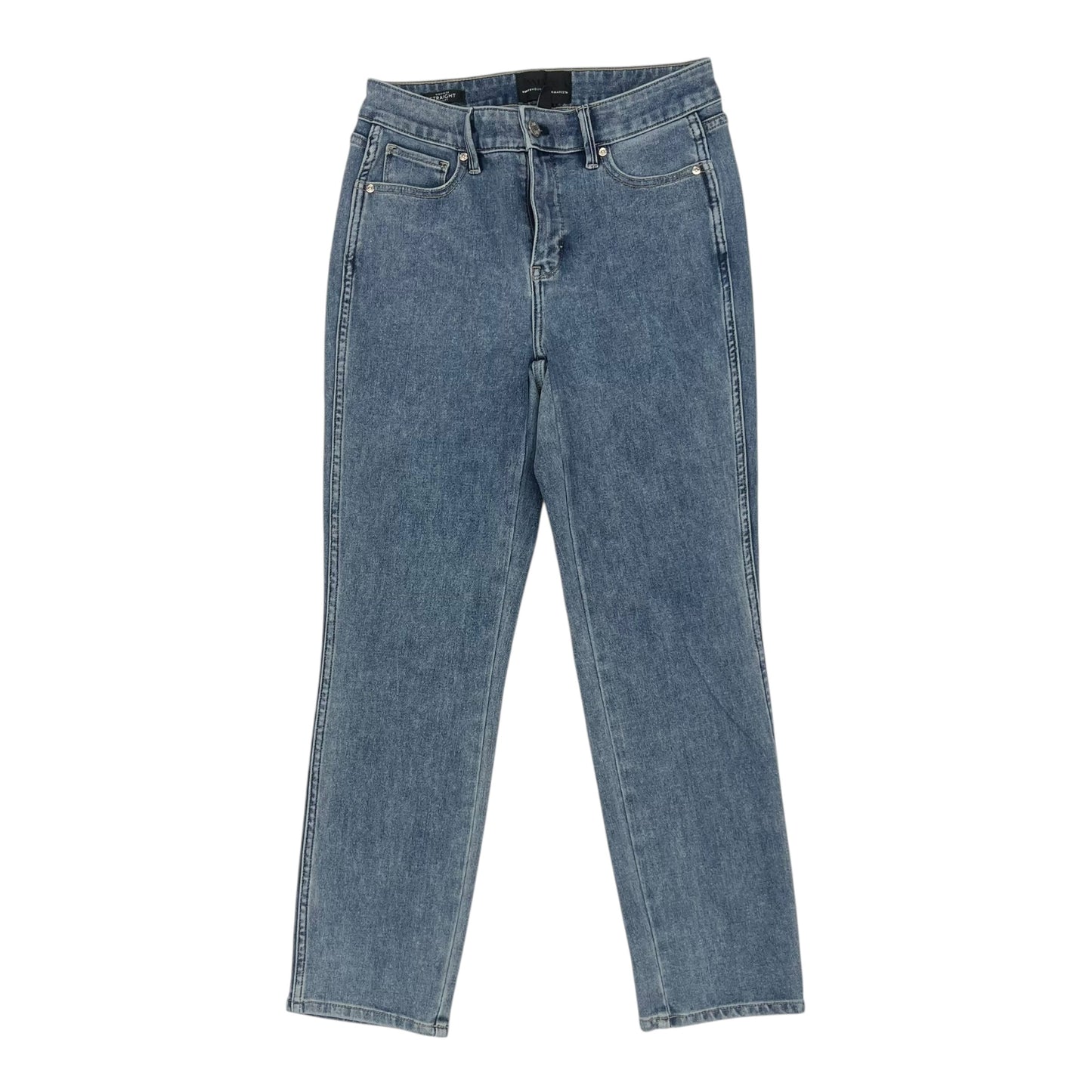 Jeans Straight By White House Black Market In Blue Denim, Size:2