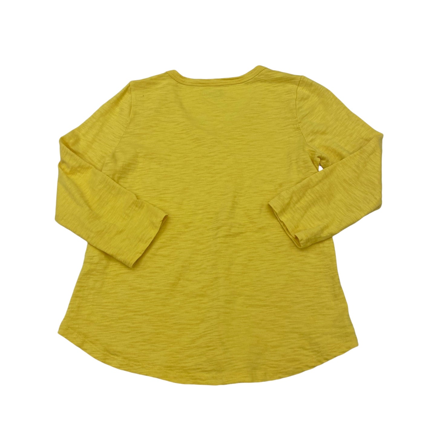 YELLOW TOP 3/4 SLEEVE BASIC by CHICOS Size:S