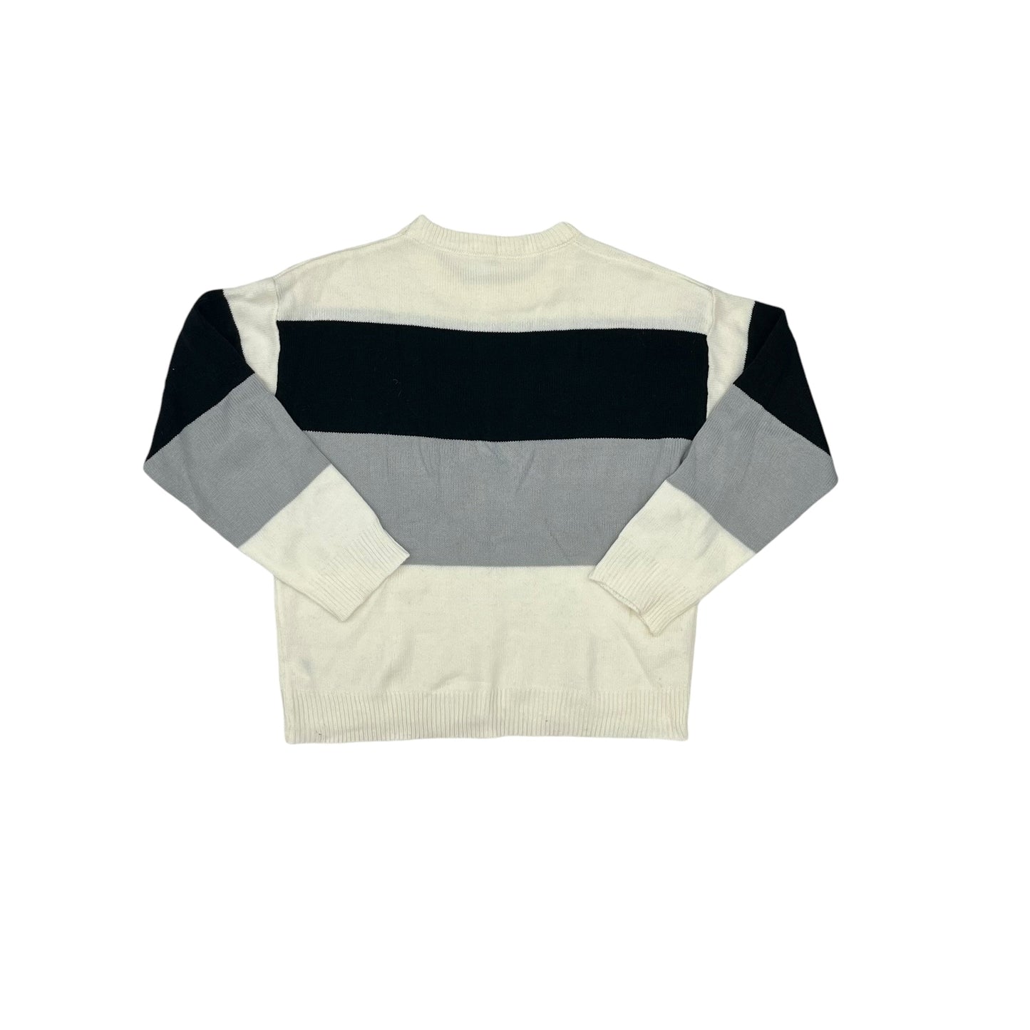 Sweater By Shein In Black & Grey, Size:M