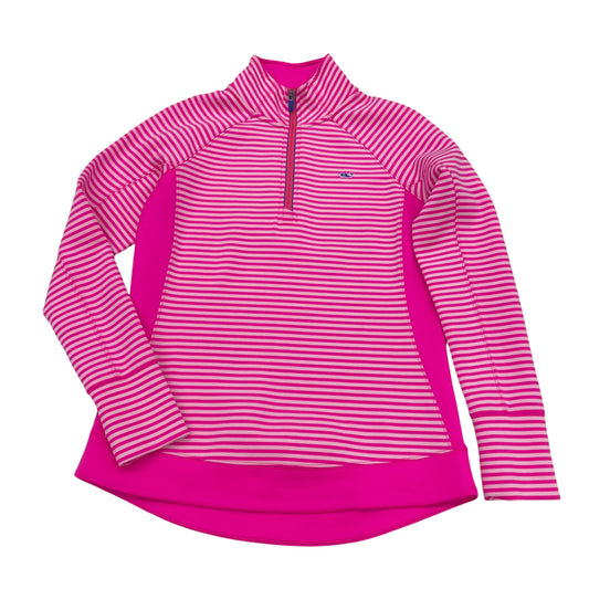 Athletic Sweatshirt Collar By Vineyard Vines In Pink, Size:S