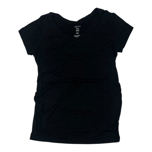 Mat Top Ss By Clothes Mentor In Black, Size:M