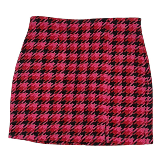 Skirt Mini & Short By Blue Rain In Black & Pink, Size:M
