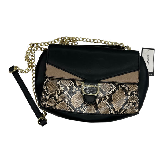 Crossbody By Nine West In Black & Brown, Size:Medium