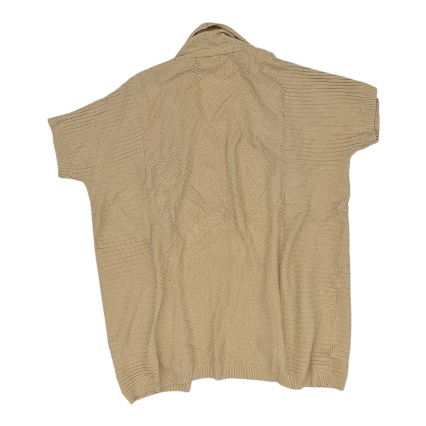 Cardigan By Liz Claiborne In Tan, Size:M