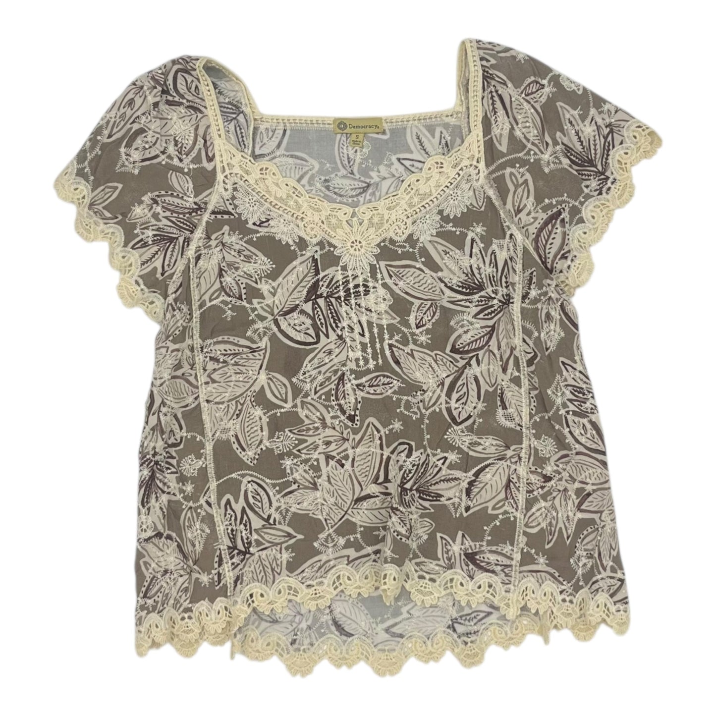 Top Ss By Democracy In Tan, Size:S