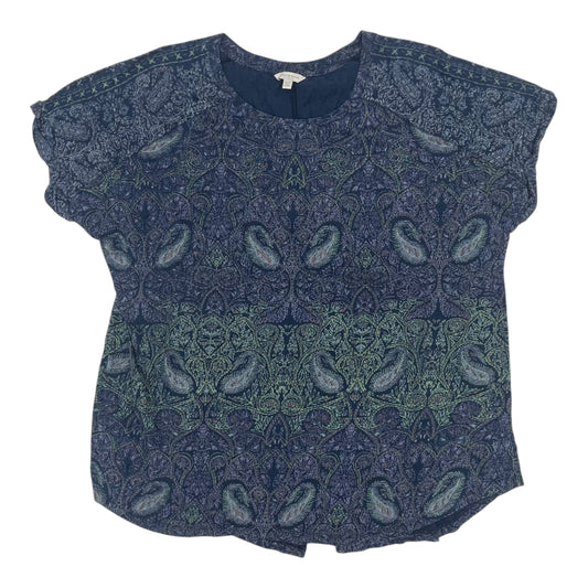 Top Ss By Lucky Brand In Navy, Size:3X