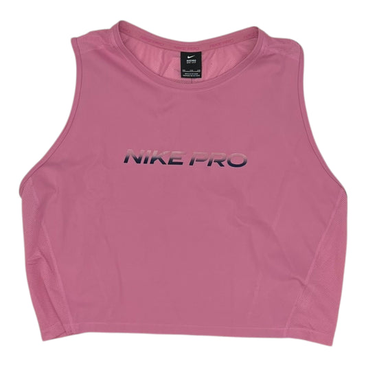 Athletic Tank Top By Nike In Pink, Size:Xxl