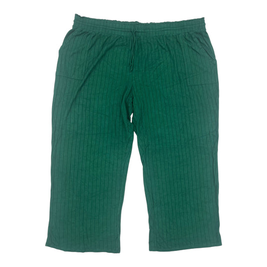 Pajama Pants By Stars Above In Green, Size:3X