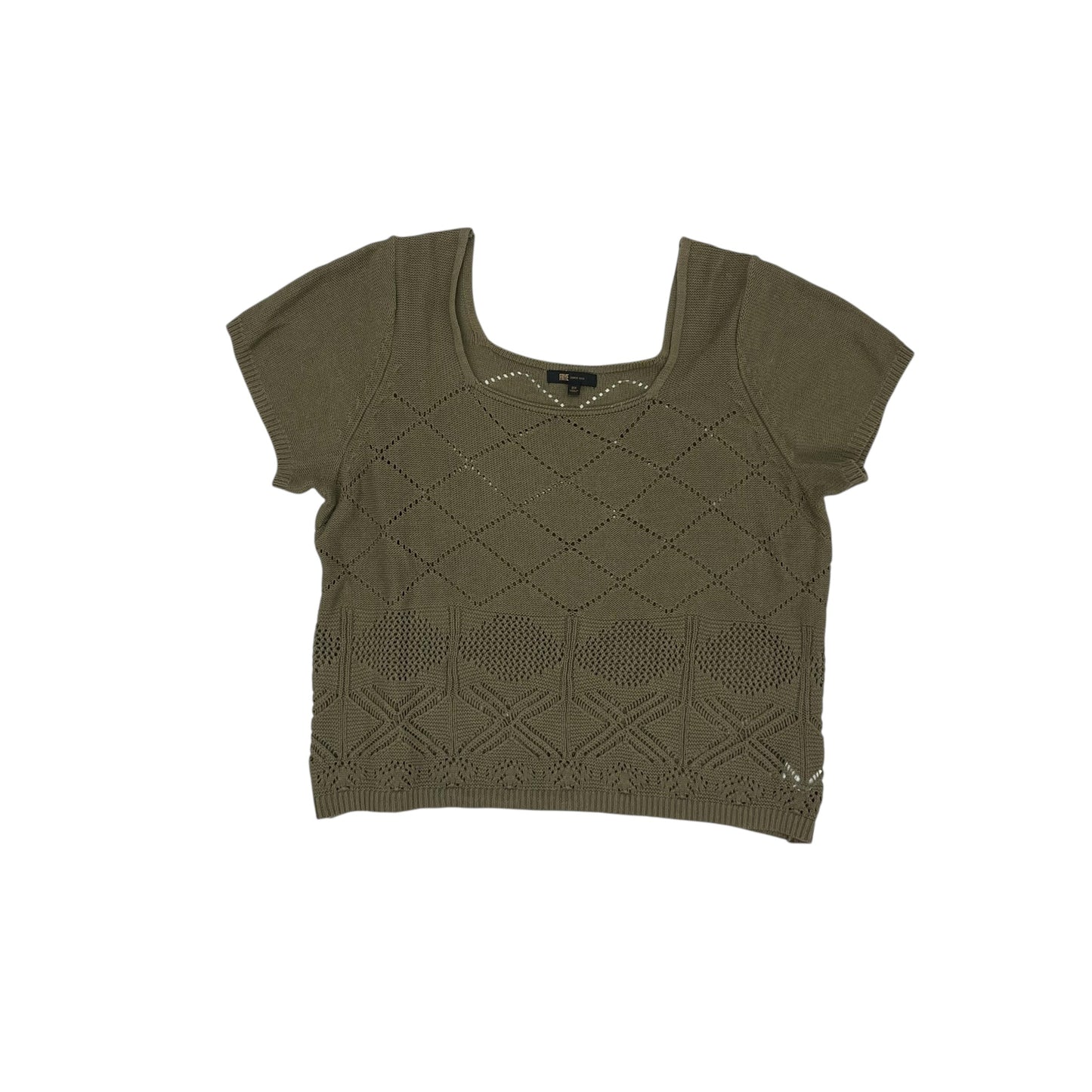 Sweater Designer By Frye In Green, Size:2X