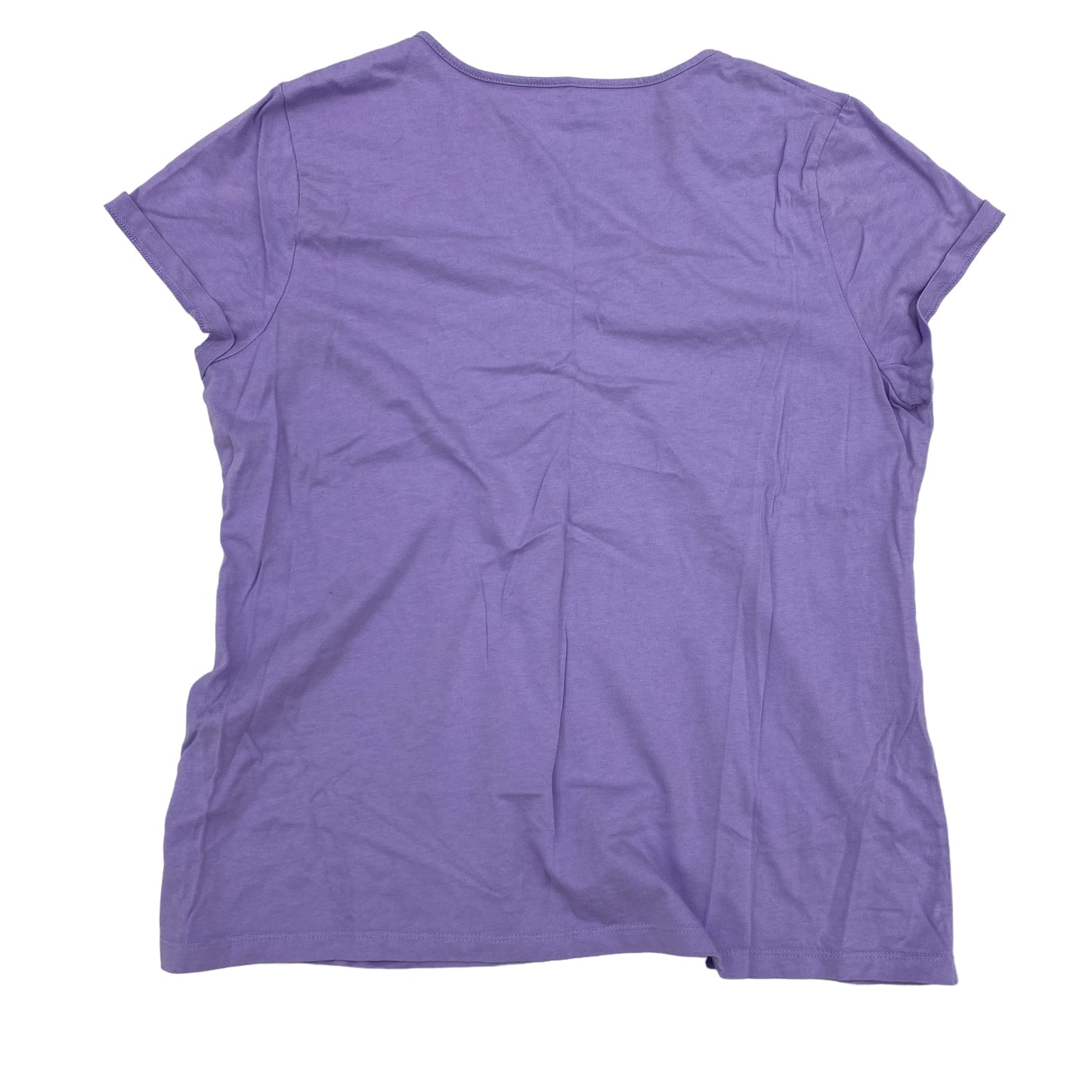 PURPLE TOP SS by CROFT AND BARROW Size:XL