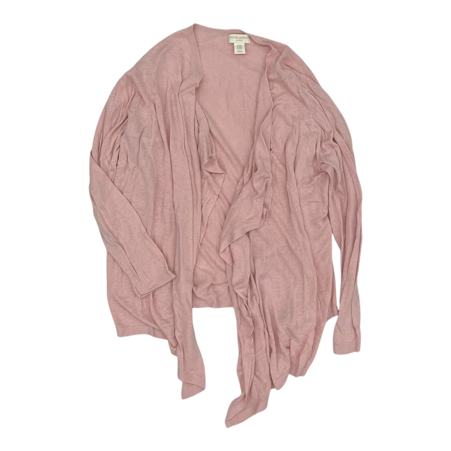 Cardigan By Cynthia Rowley In Pink, Size:2X