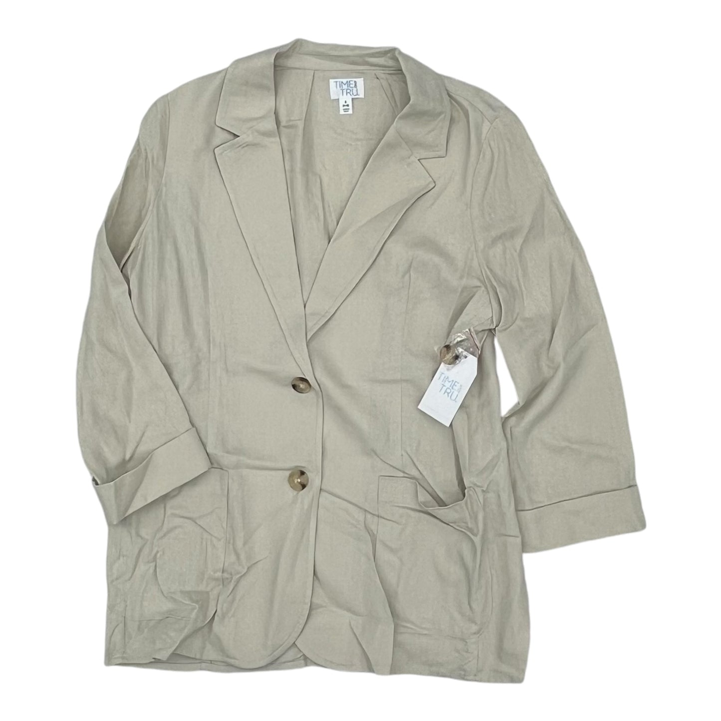 Blazer By Time And Tru In Tan, Size:S