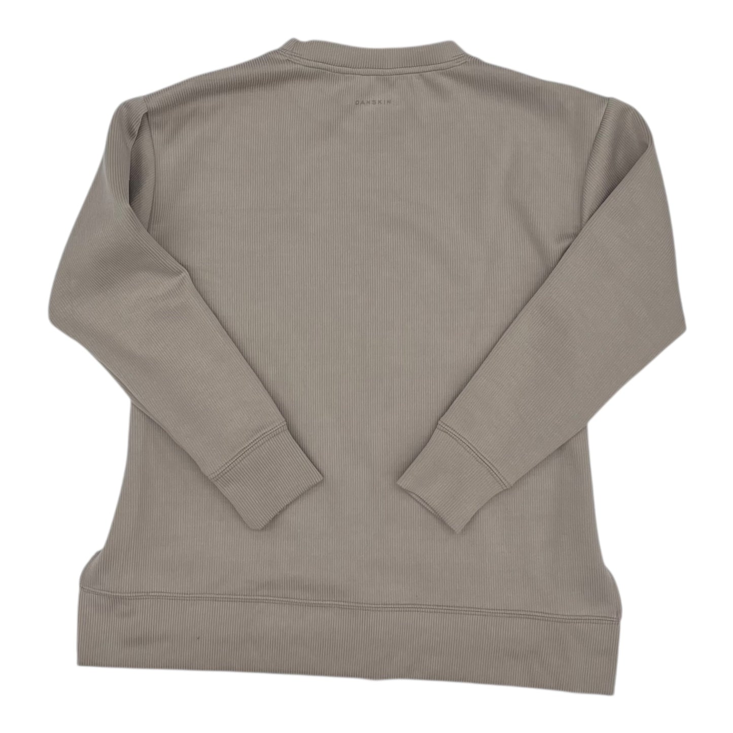 Athletic Sweatshirt Crewneck By Danskin In Tan, Size:Xs