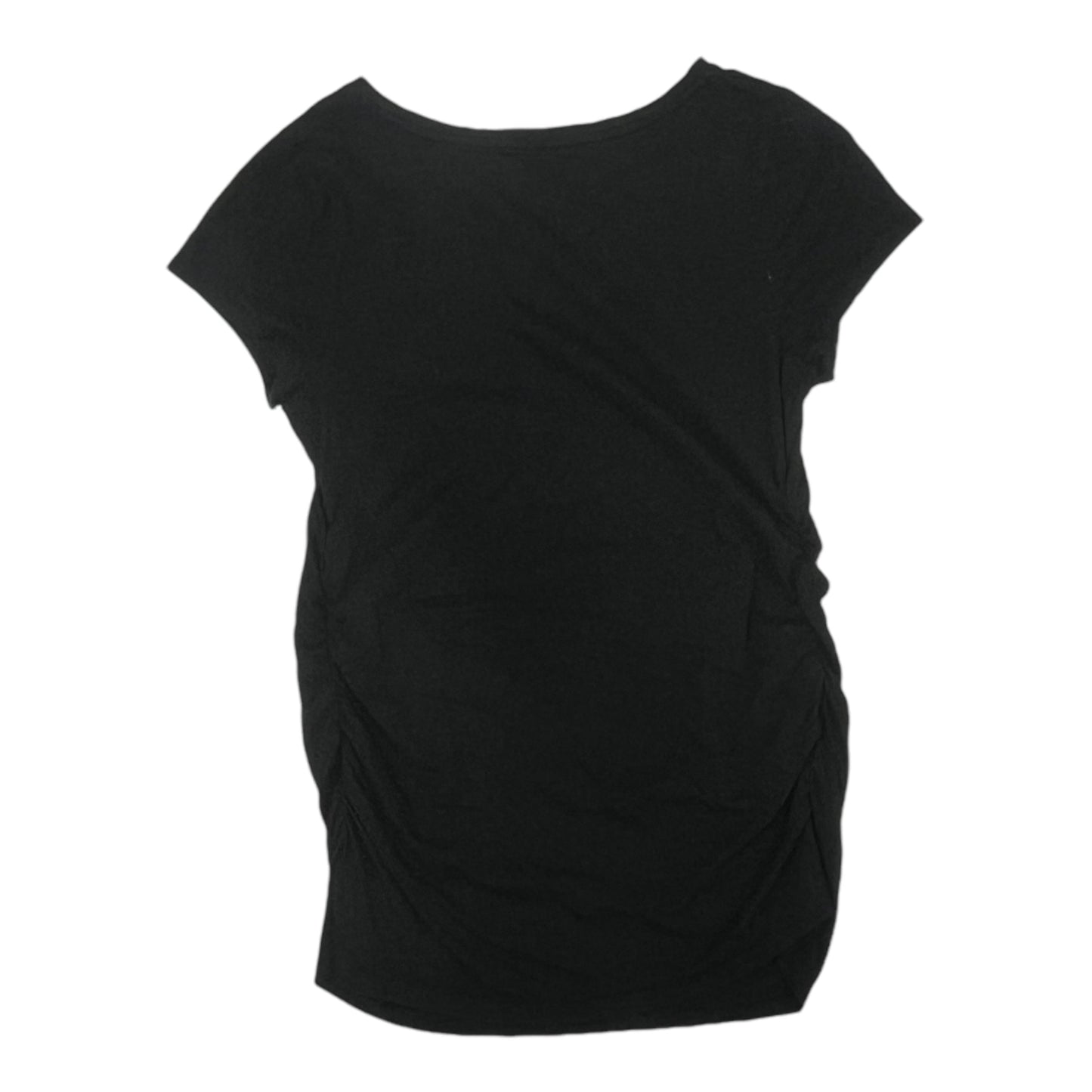 Mat Top Ss By Liz Lange Maternity In Black, Size:M