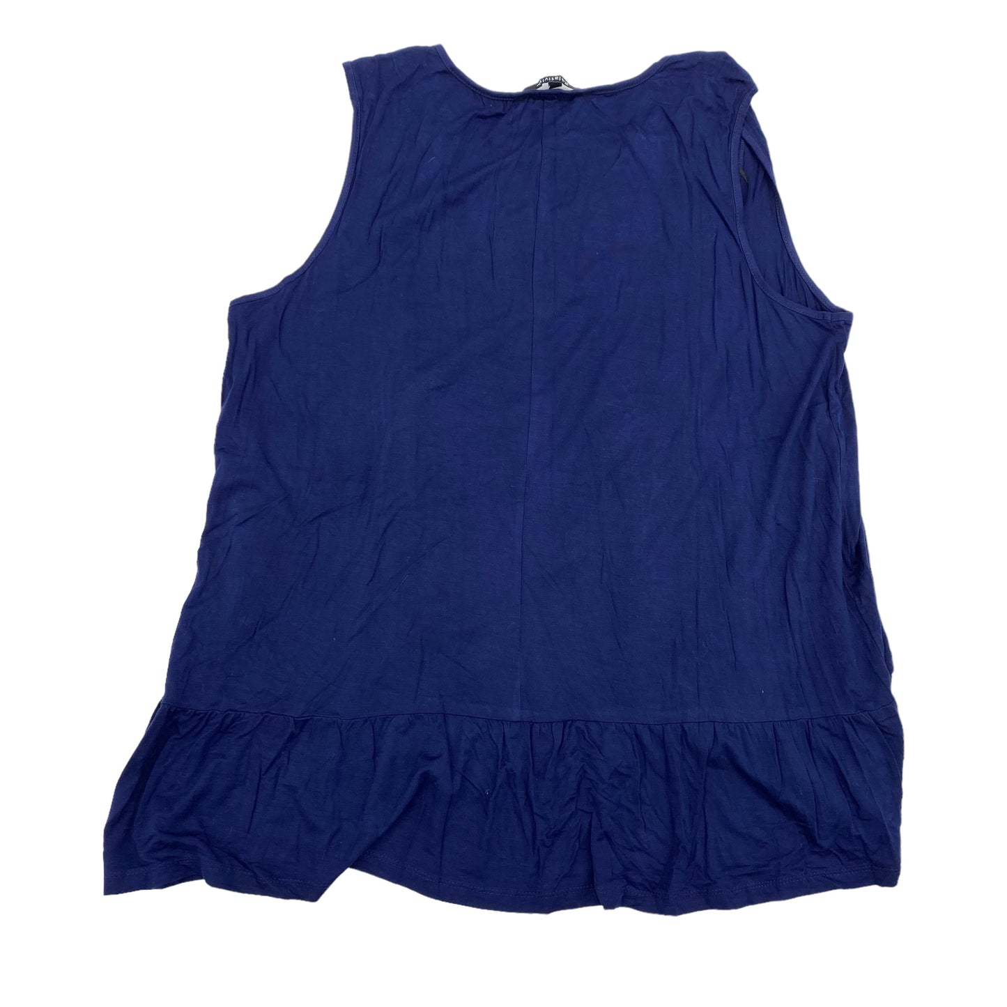 BLUE TOP SLEEVELESS by RELATIVITY Size:XL