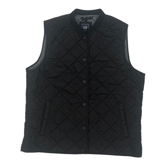 Vest Puffer & Quilted By Gap In Black, Size:L