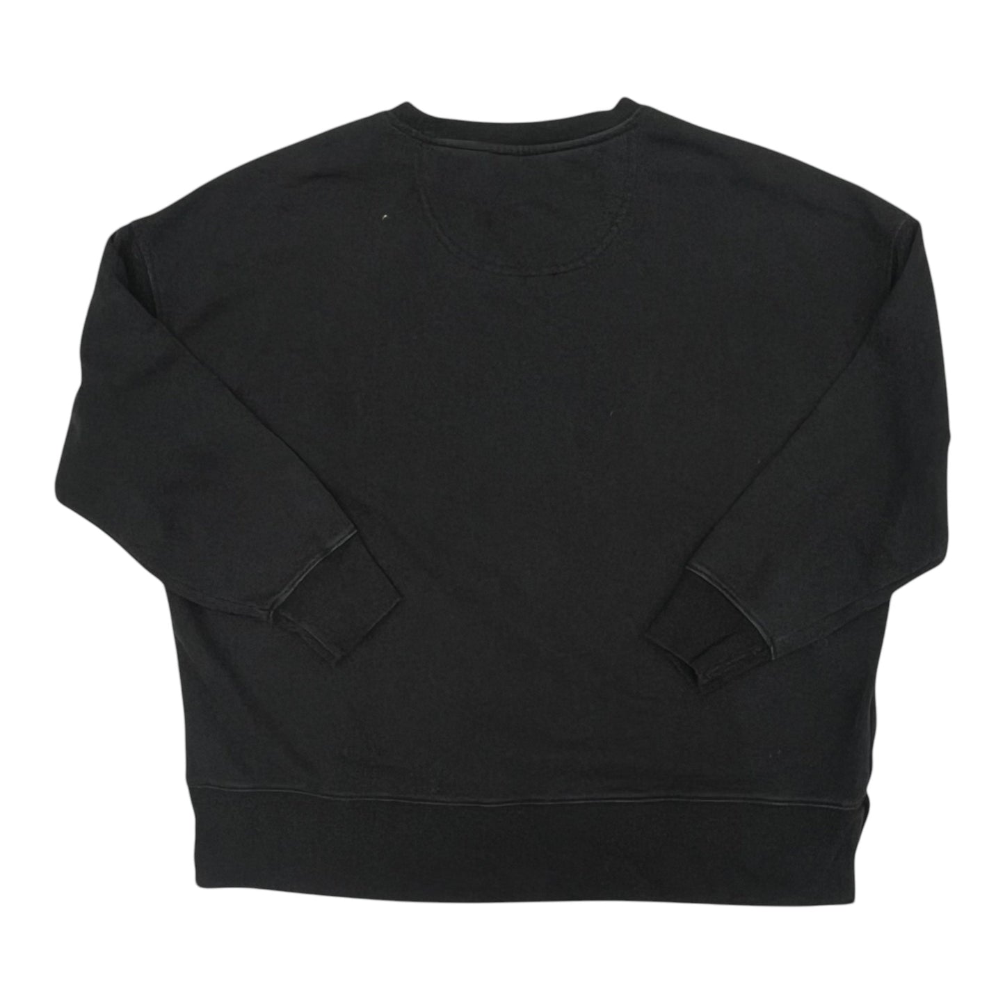 Sweatshirt Crewneck By Clothes Mentor In Black, Size:Xl