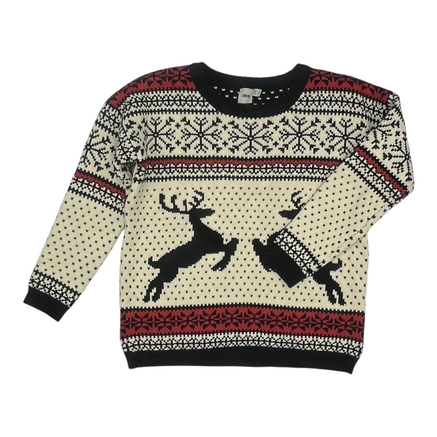 Sweater By Asos In Black & Cream, Size:S