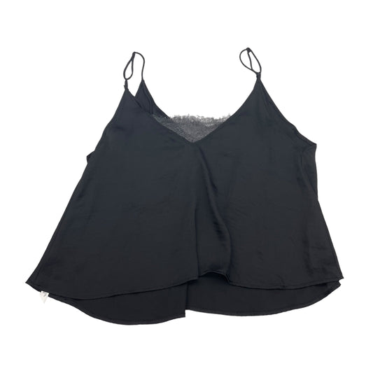 BLACK FREE PEOPLE BLOUSE SLEEVELESS, Size S