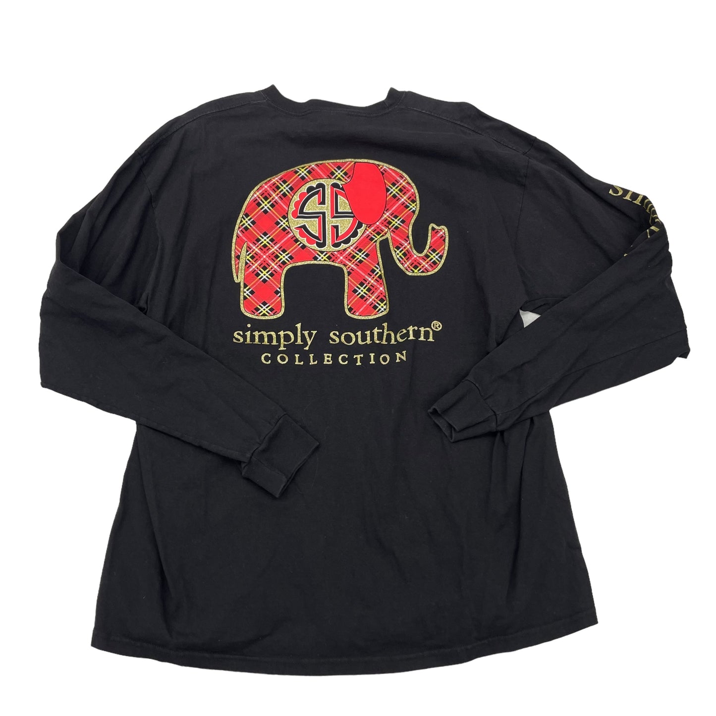 BLACK TOP LS by SIMPLY SOUTHERN Size:XL